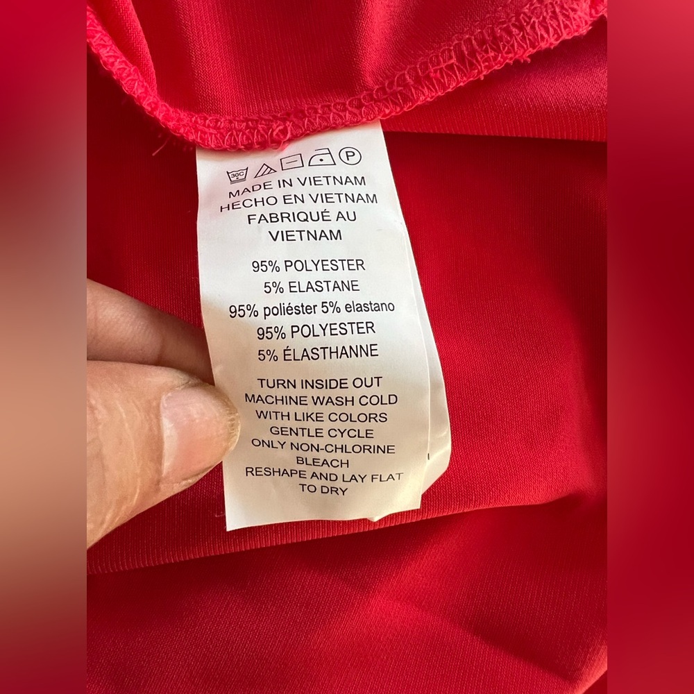 MICHAEL Michael Kors women’s Vibrant Red Short Sleeve Tee size XL - Picture 8 of 9